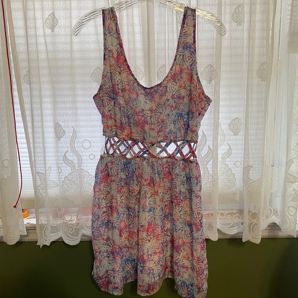 pink and purple aeropostale dress